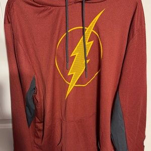 DC Red and Gray Flash Hoodie